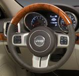 2012 Grand Cherokee Overland steering wheel