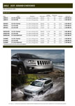 2012 Grand Cherokee pricing and specs brochure - Czech Republic