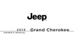 2013 Grand Cherokee owners manual