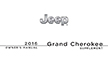 2016 Grand Cherokee owners manual - Diesel Supplement