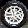 Aluminum wheels with high gloss Satin Silver finish